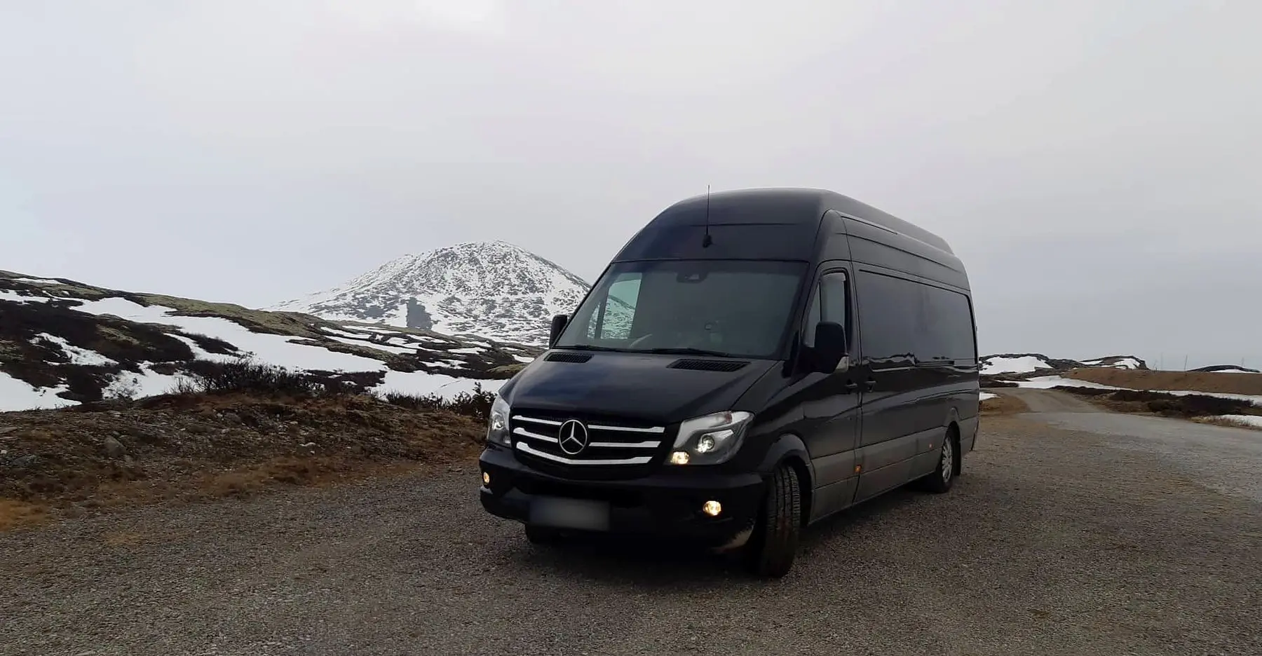Mercedes Sprinter furgonas Norvegijoje